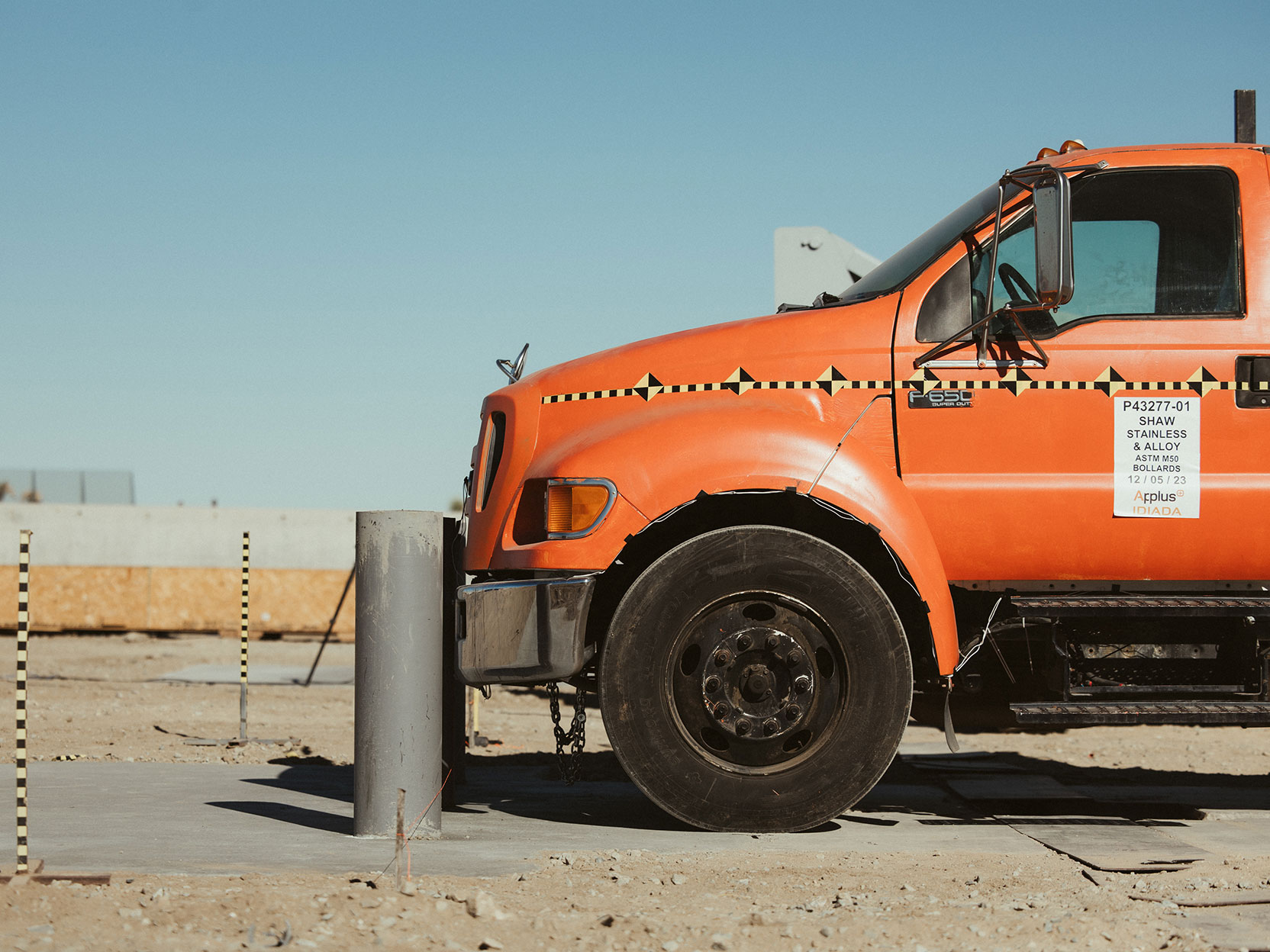 ASTM M50 Crash Rated Bollards